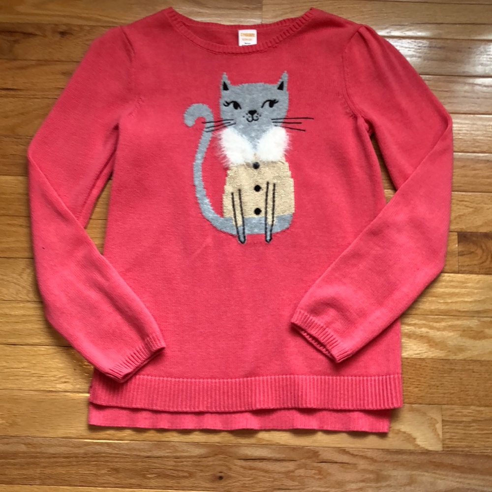 Girl’s cat sweater